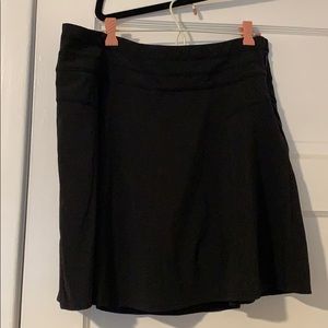 Athleta black skort size 12